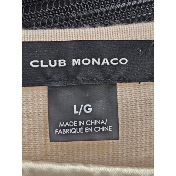 PLK Women's Large Club Monaco 100% Wool Knit Sweater Dress W Silk Accent NWOT - Picture 9 of 12